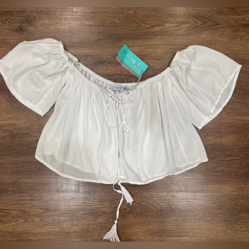 Tiare Hawaii off the shoulder blouse